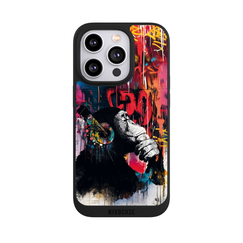 iPhone 14 Pro NIVOpure Chimp Blue Streetart
