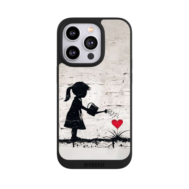 iPhone 14 Pro NIVOpure Girl Watering Bunch of Flowers 