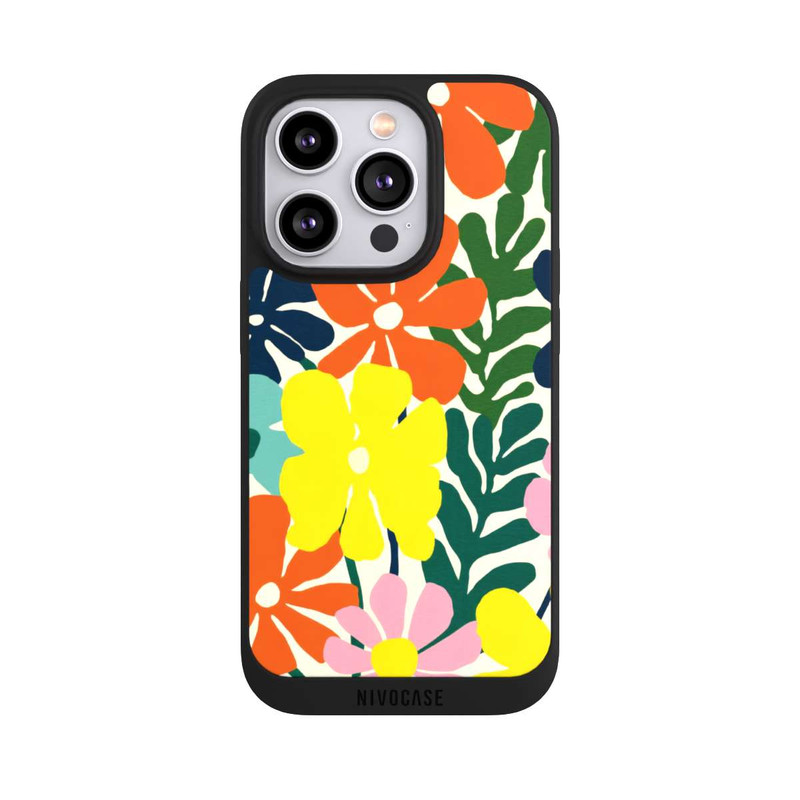 iPhone 14 Pro NIVOpure Flowers Colorful Illustration