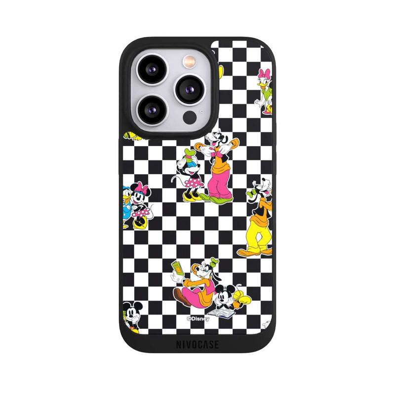 iPhone 14 Pro NIVOpure Donald and Friends Pattern Black and White