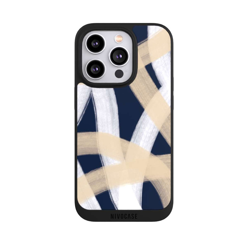 iPhone 14 Pro NIVOpure Laced Up Beije Blue