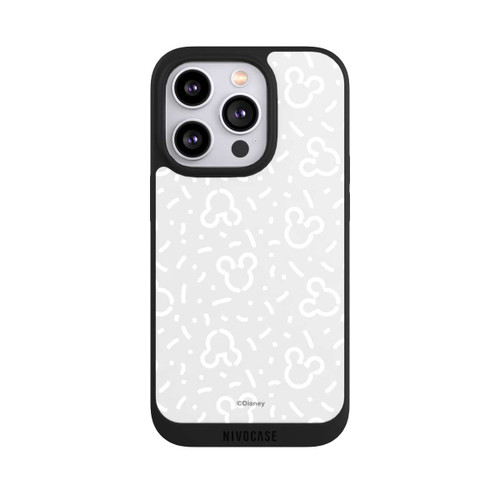 Apple iPhone 14 Pro NIVOpure Disney Mickey Icon Pattern Grey