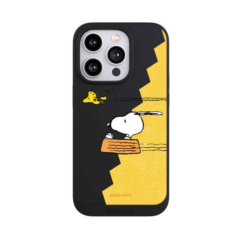 iPhone 14 Pro NIVOpure Peanuts-Snoopy und Woodstock Transparent