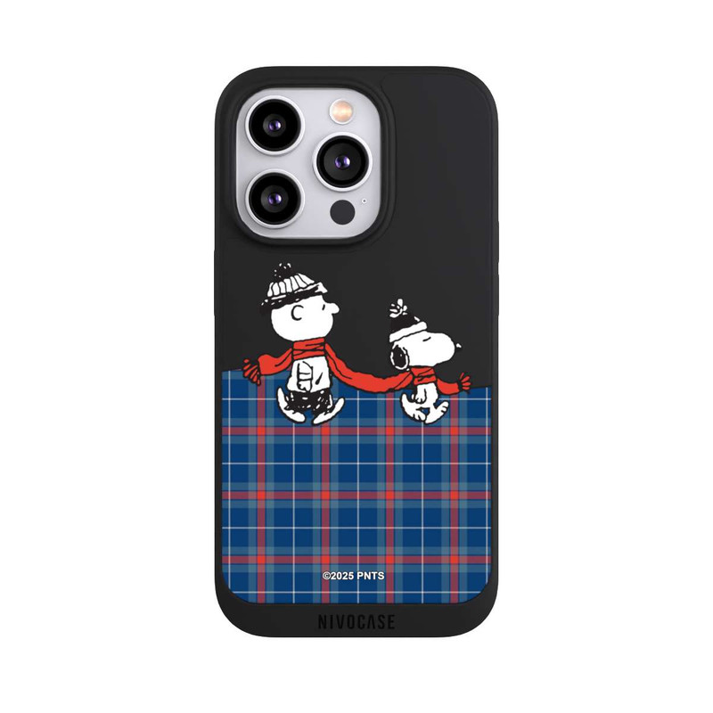 iPhone 14 Pro NIVOpure Peanuts Weihnachtspulli Transparent