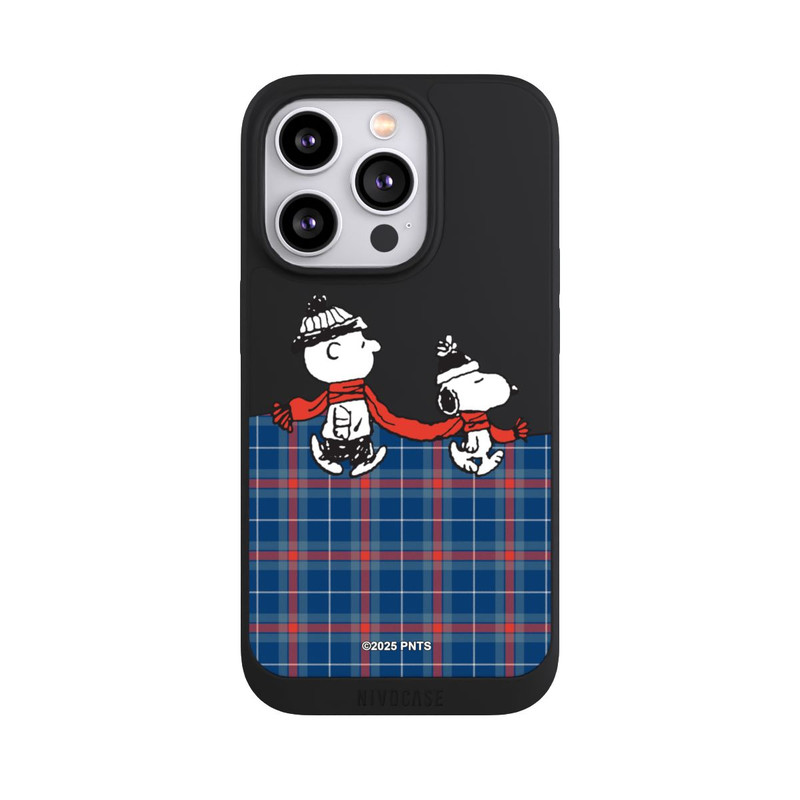 iPhone 14 Pro NIVOpure Peanuts Weihnachtspulli Transparent