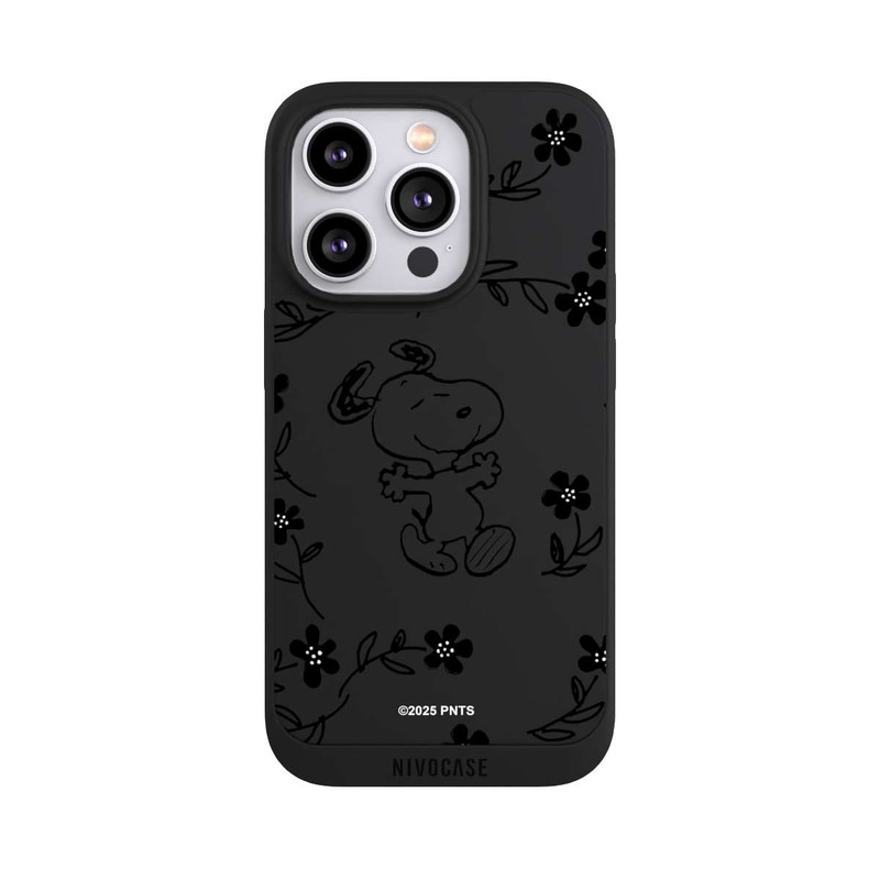 iPhone 14 Pro NIVOpure Snoopy und Flowers Transparent