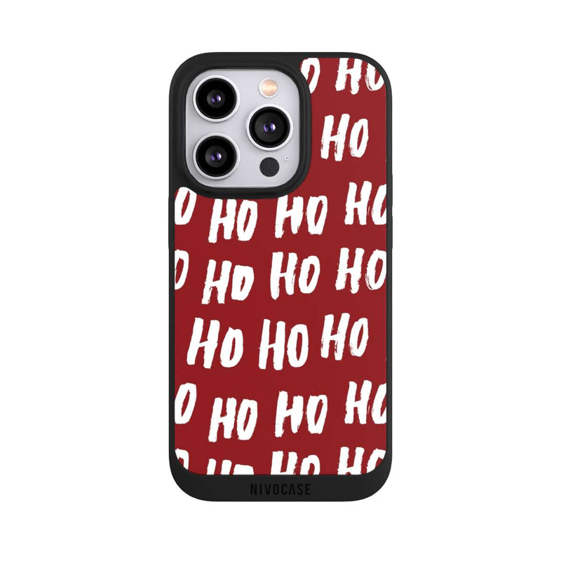 iPhone 14 Pro NIVOpure Ho Ho Ho Christmas Red Pattern