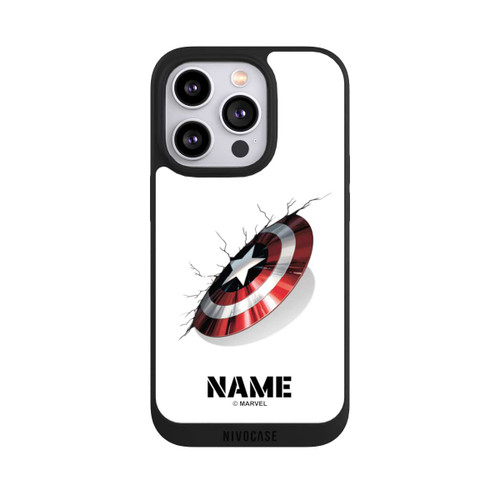 Apple iPhone 14 Pro NIVOpure Captain America Shield Personalisierbar