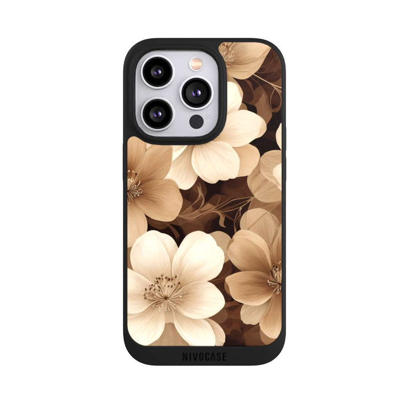 iPhone 14 Pro NIVOpure Naturfarbene Negativblumen mit KI