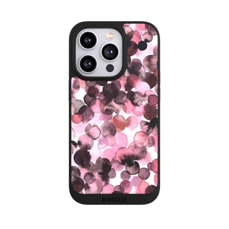 iPhone 14 Pro NIVOpure Purple Dots Watercolor
