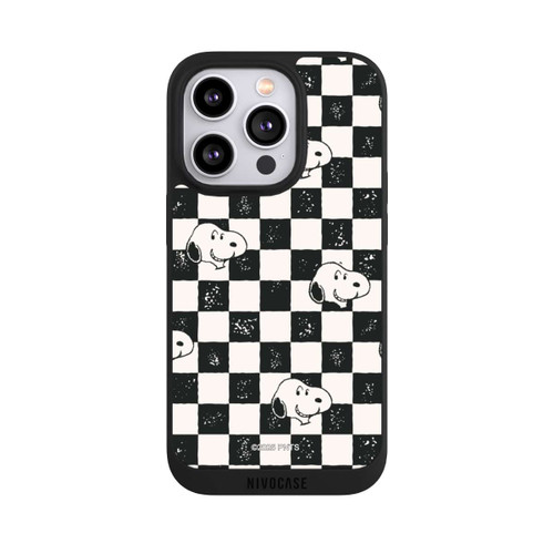 Apple iPhone 14 Pro NIVOpure Snoopy Heads Checked Pattern
