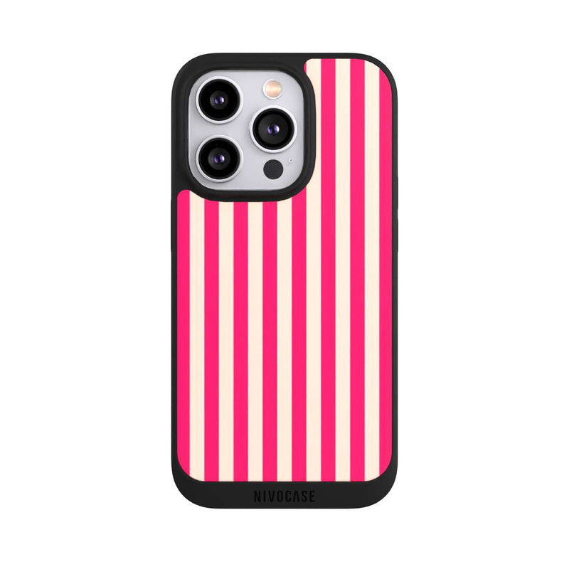iPhone 14 Pro NIVOpure Stripes Red Popcorn Look