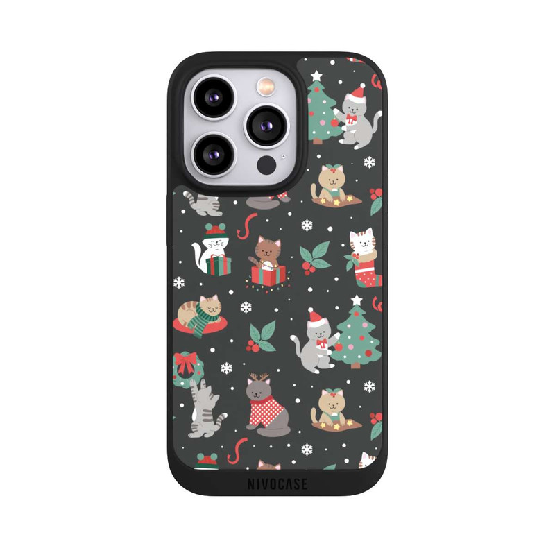 iPhone 14 Pro NIVOpure Weihnachtliche Kätzchen