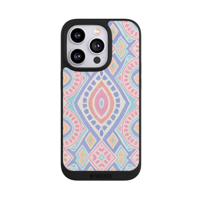 iPhone 14 Pro NIVOpure Boho Geometric Mosaic Intricate Tribal Design