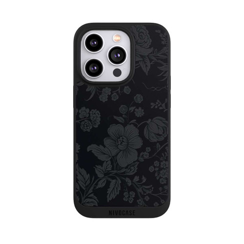 Apple iPhone 14 Pro NIVOpure Fleur Foncée Look Vintage