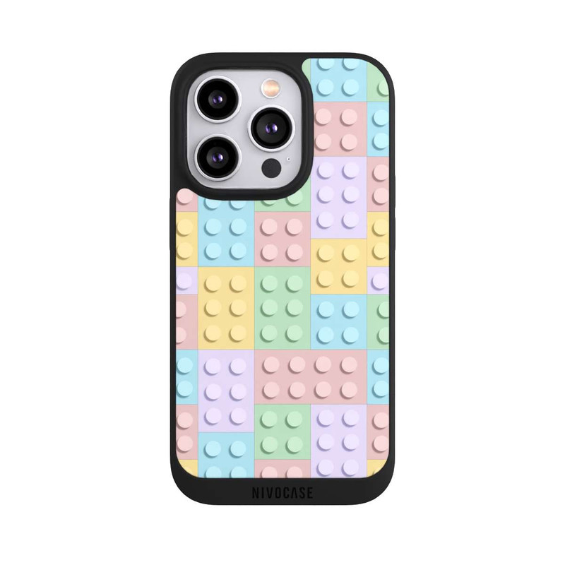 iPhone 14 Pro NIVOpure Colorful Blocks Pattern