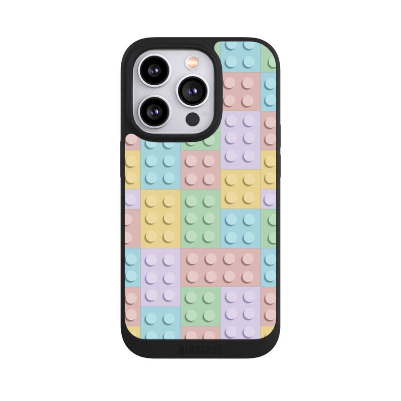iPhone 14 Pro NIVOpure Colorful Blocks Pattern