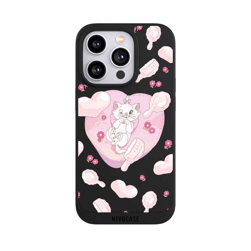 iPhone 14 Pro NIVOpure Aristocats Marie Herzen Pink Transparent