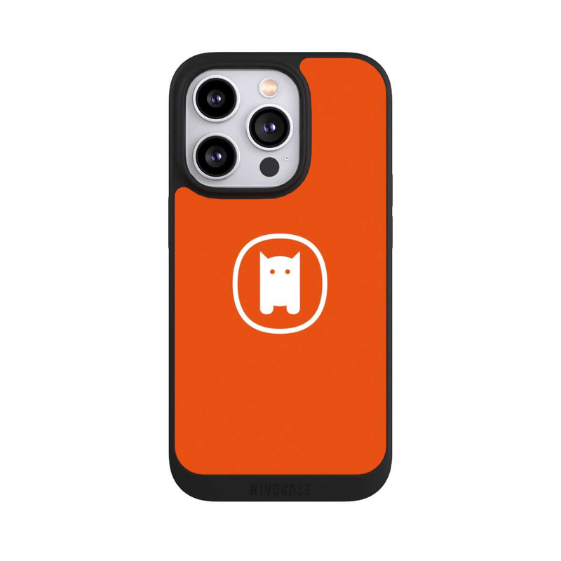 iPhone 14 Pro NIVOpure Nivocase Logo Orange