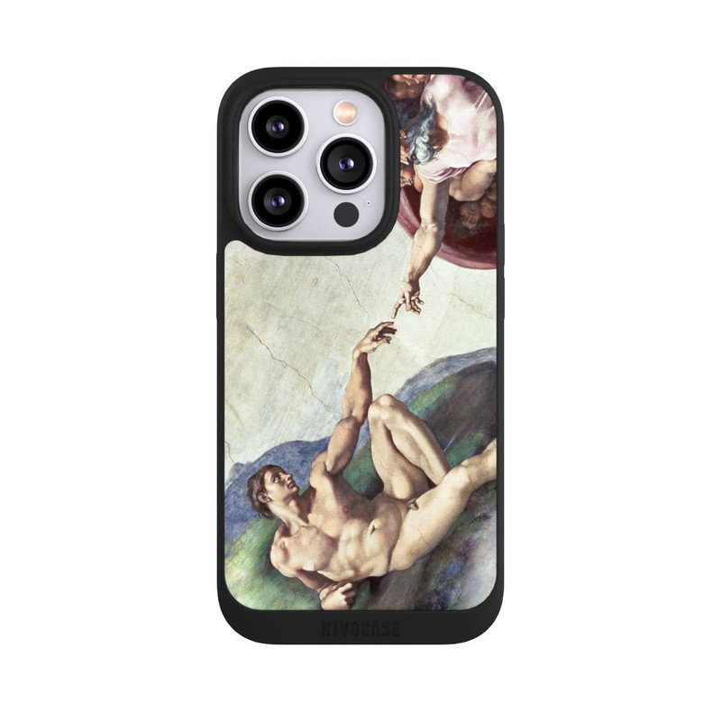 iPhone 14 Pro NIVOpure Michelangelo Buonarroti Création d'Adam