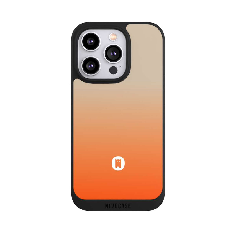 iPhone 14 Pro NIVOpure Nivocase Farbverlauf Beige Orange