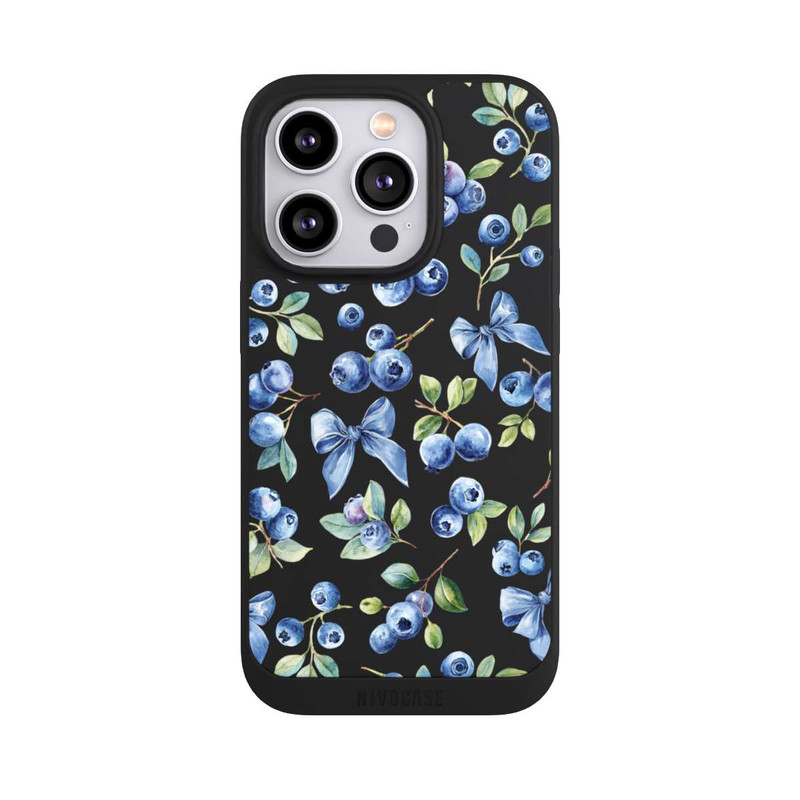 iPhone 14 Pro NIVOpure Nœuds myrtilles transparents avec IA