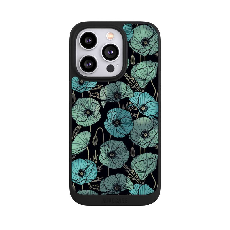 iPhone 14 Pro NIVOpure Summer Poppies Green