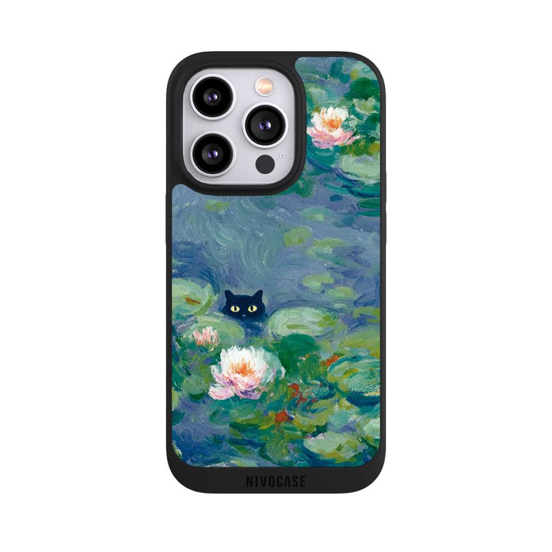 iPhone 14 Pro NIVOpure Katze im Teich Gemälde