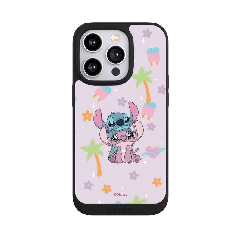 iPhone 14 Pro NIVOpure Stitch and Angel Cute Couple