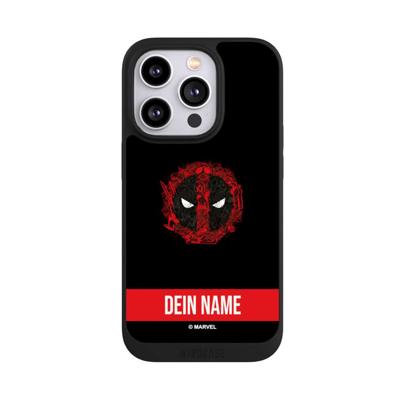iPhone 14 Pro NIVOpure Deadpool Logo customisable