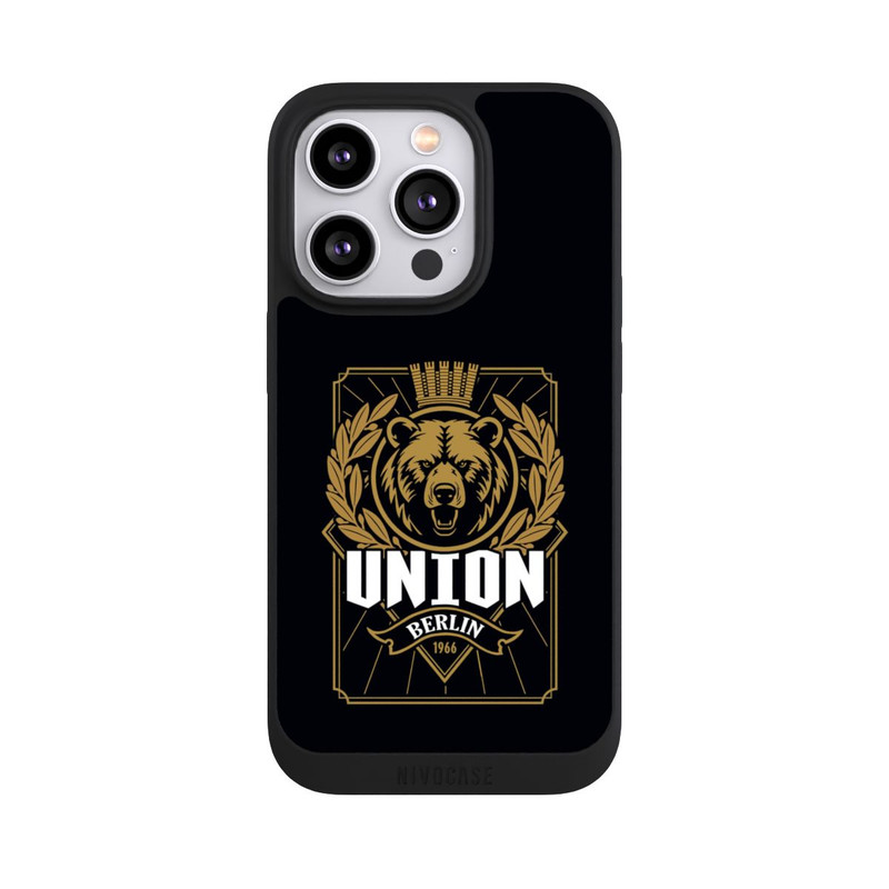 iPhone 14 Pro NIVOpure Union Berlin Bär Gold