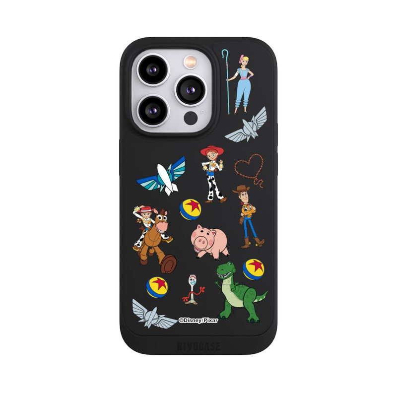 iPhone 14 Pro NIVOpure Toy Story 5 Hero Toys Pattern Transparent