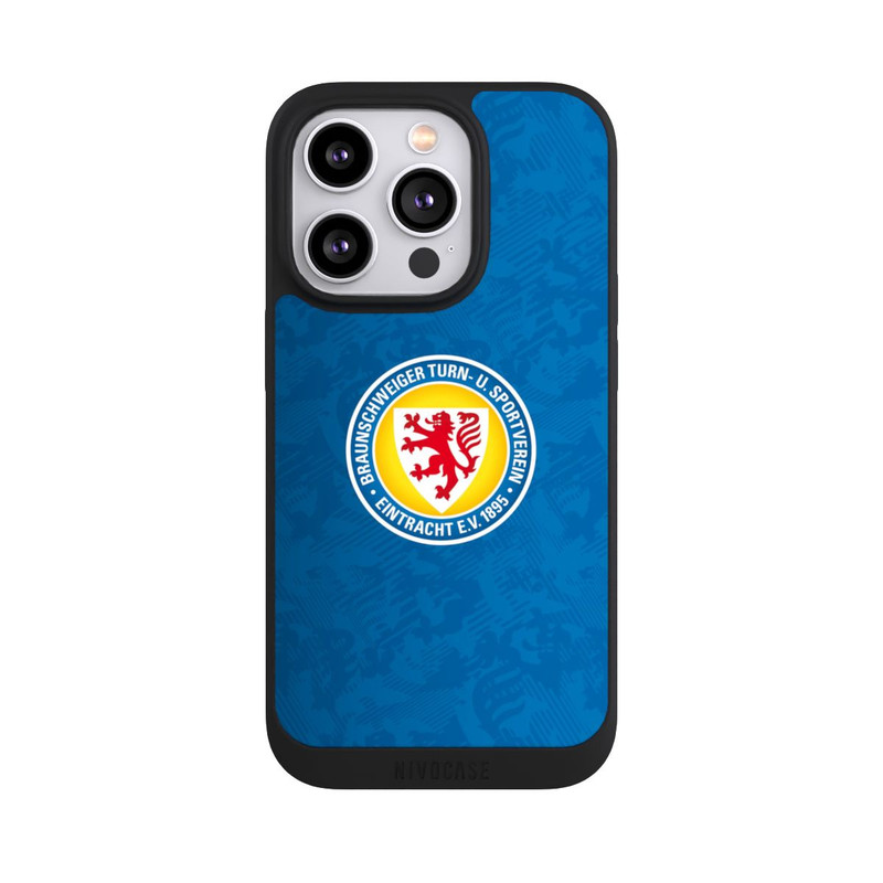iPhone 14 Pro NIVOpure Eintracht Braunschweig Motif Lions Bleu