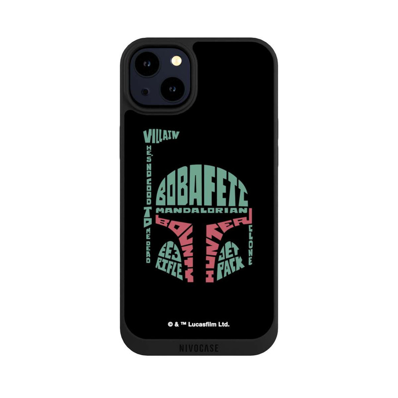iPhone 14 Plus NIVOpure Boba Fett Typo Grafisch