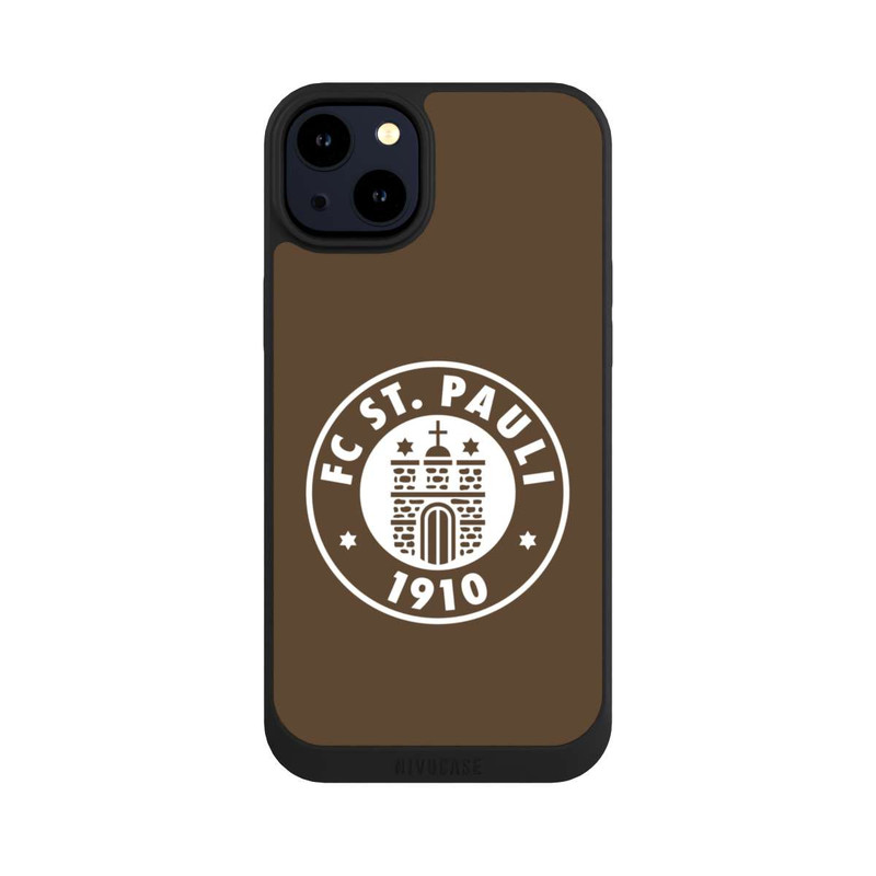 iPhone 14 Plus NIVOpure FC St.Pauli Logo Braun