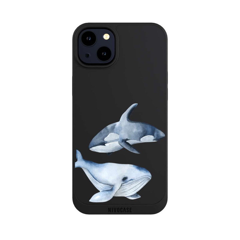 iPhone 14 Plus NIVOpure Baleines transparentes