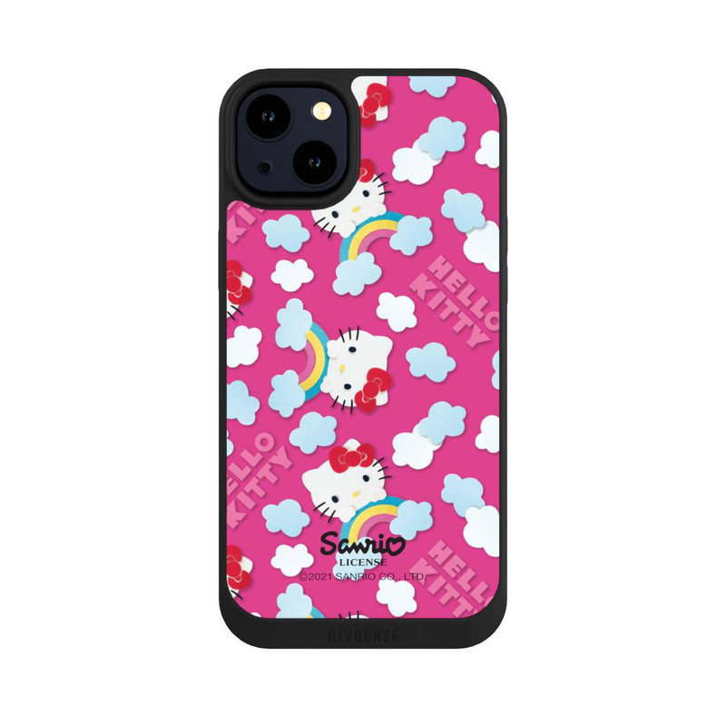 iPhone 14 Plus NIVOpure Hello Kitty Regenbogenmuster