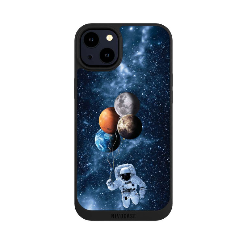 iPhone 14 Plus NIVOpure Astronaute avec des Planètes