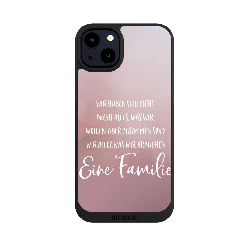 iPhone 14 Plus NIVOpure Eine Familie Altrosa