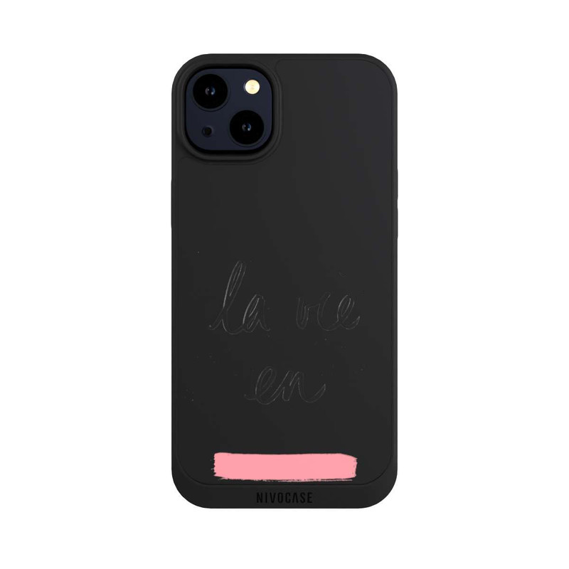 iPhone 14 Plus NIVOpure La vie en Rosa Transparent