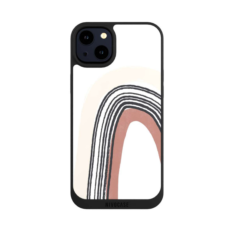 iPhone 14 Plus NIVOpure Texturierter Regenbogen