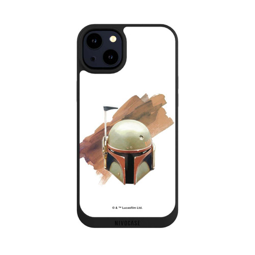 Apple iPhone 14 Plus NIVOpure Boba Fett Helm Weiß