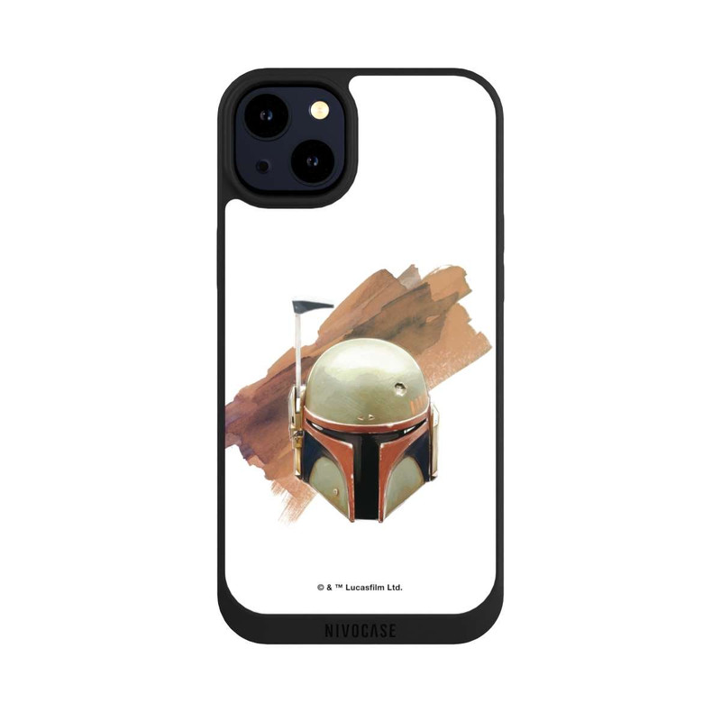 iPhone 14 Plus NIVOpure Boba Fett Helm Weiß