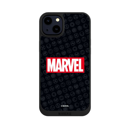 Apple iPhone 14 Plus NIVOpure Marvel Logo Black Red 