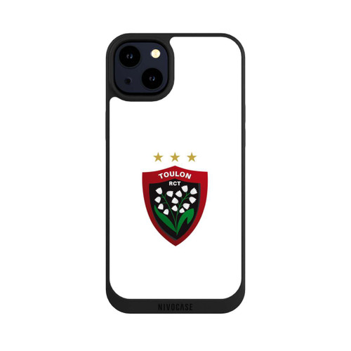 Apple iPhone 14 Plus NIVOpure Logo RC Toulonnais Blanc