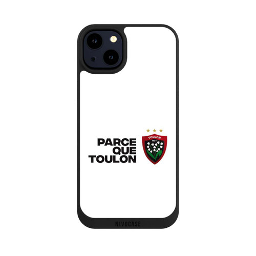 Apple iPhone 14 Plus NIVOpure RC Toulonnais PQT Blanc