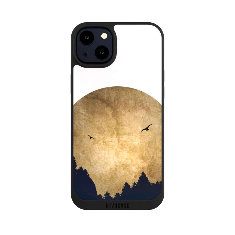 iPhone 14 Plus NIVOpure Deux oiseaux et la lune