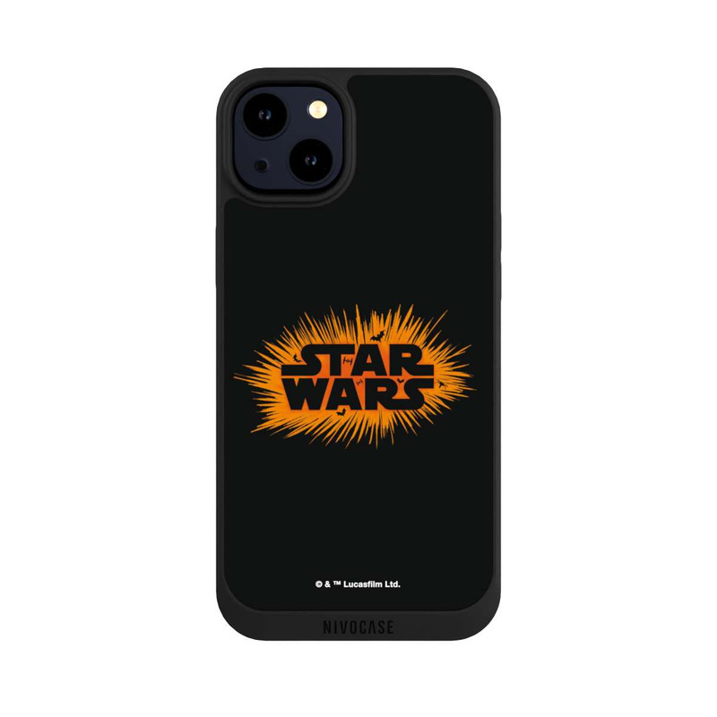 iPhone 14 Plus NIVOpure Star Wars Logo Orange Halloween Explosion