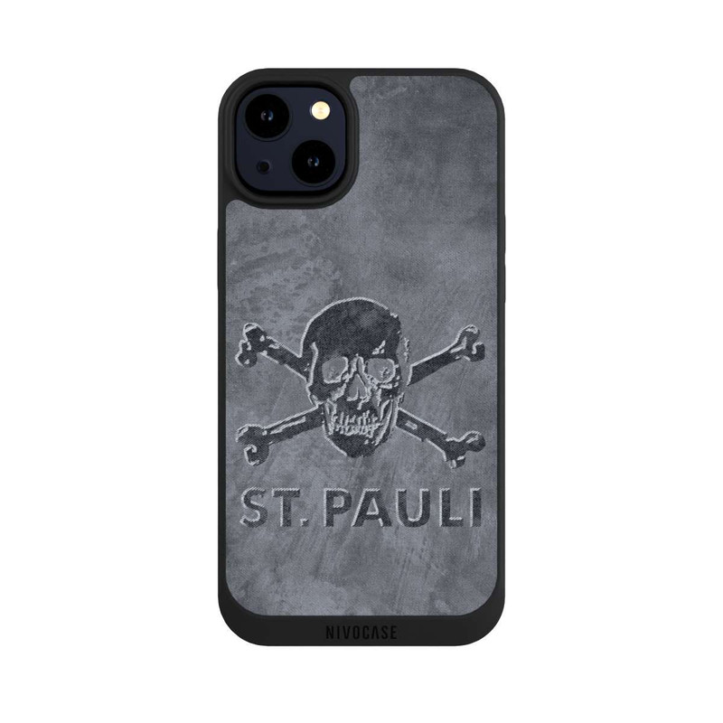 iPhone 14 Plus NIVOpure FC St. Pauli Grau Beton