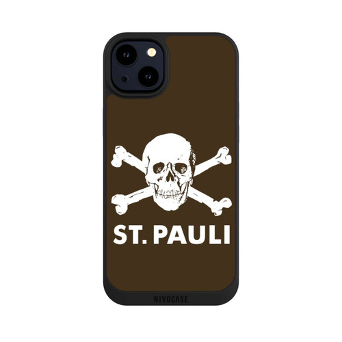 Apple iPhone 14 Plus NIVOpure FC St. Pauli Logo Braun